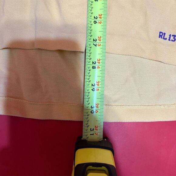 Polo Ralph Lauren Men's XL Yellow Short Sleeve Polo Shirt - Picture 7 of 10